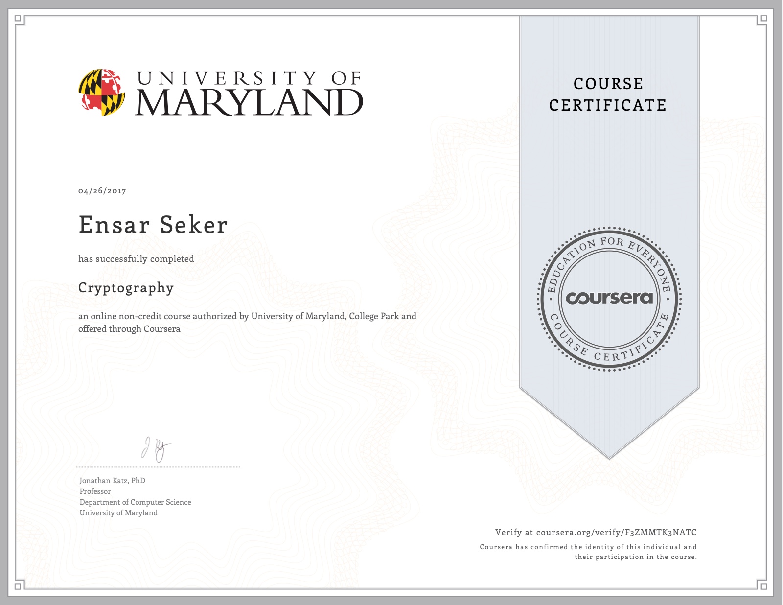 Cryptography