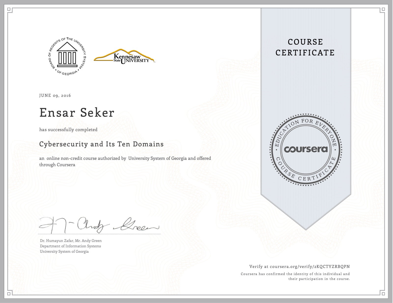 Cybersecurity and Its Ten Domains