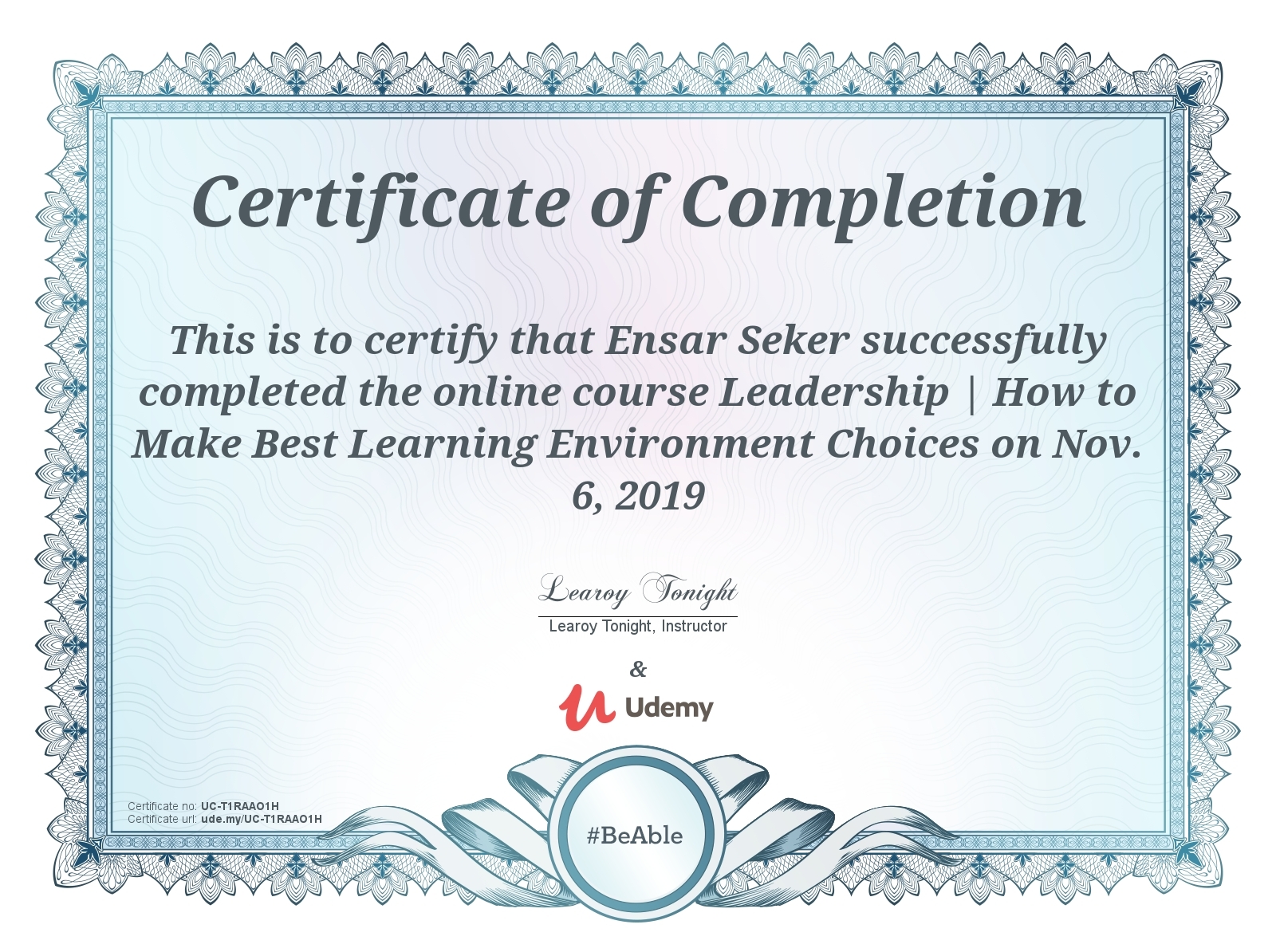 Leadership | How to Make Best Learning Environment Choices