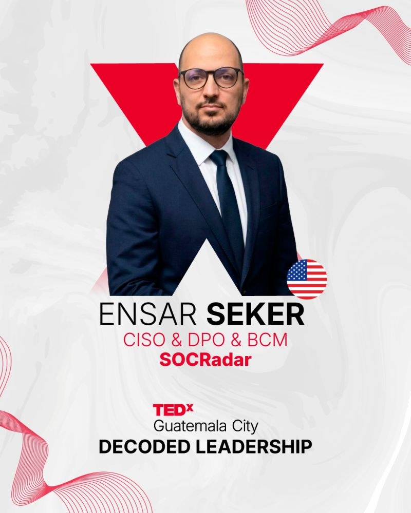 TEDxGuatemalaCity speaker card for Ensar Seker