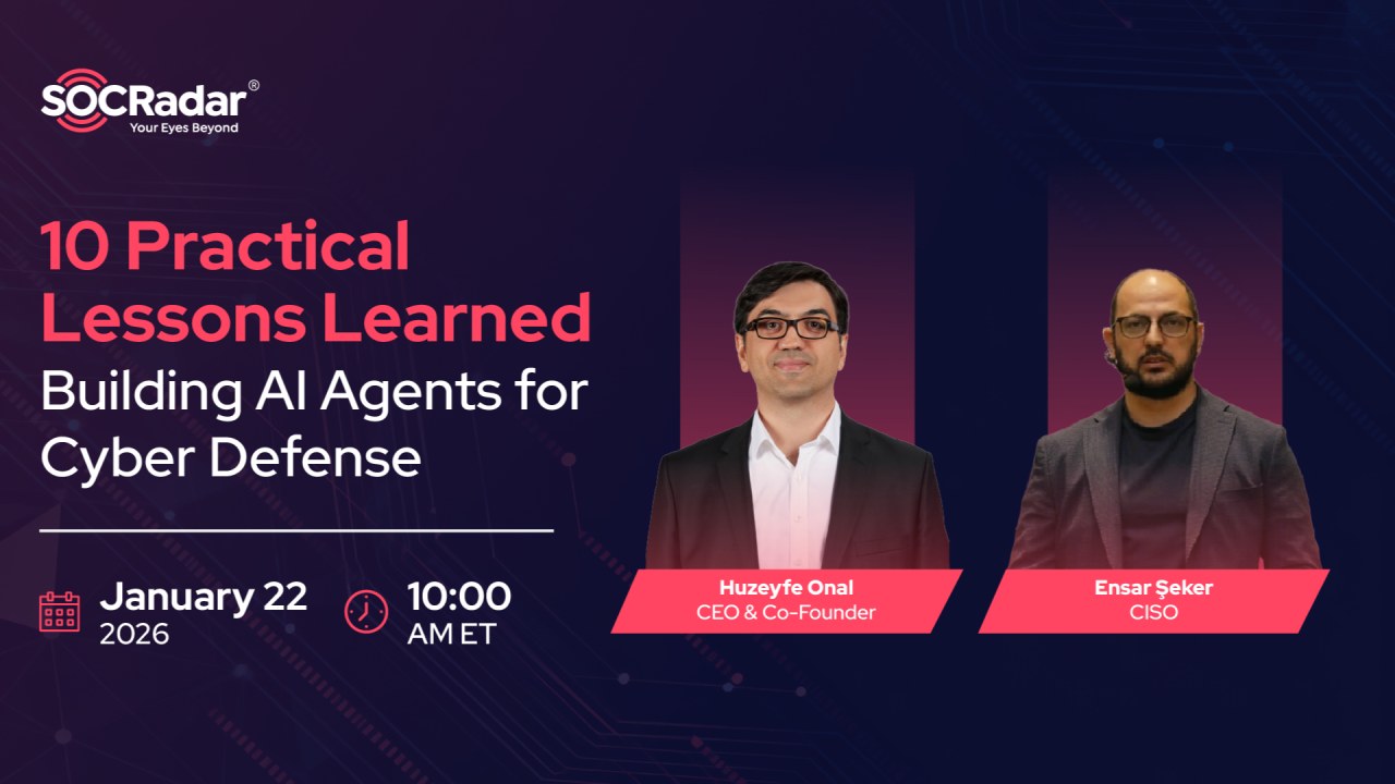 Webinar banner: 10 Practical Lessons Learned Building AI Agents for Cyber Defense